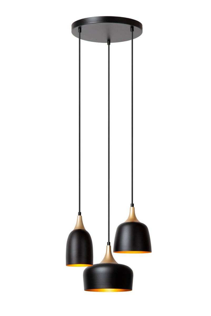 Chayanne Ø30 Svart Taklampe Fra Lucide - Unike produktegenskaper:Passer for bruk med LED-lyskilderDenne lampen kan justeres i høydenLett å koble til en dimmer (ekskl.