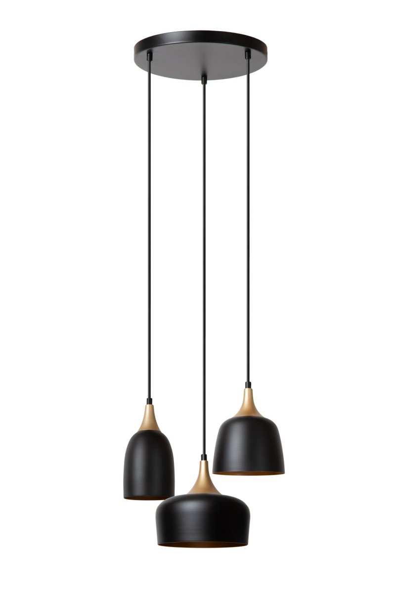 Chayanne Ø30 Svart Taklampe Fra Lucide - Unike produktegenskaper:Passer for bruk med LED-lyskilderDenne lampen kan justeres i høydenLett å koble til en dimmer (ekskl.