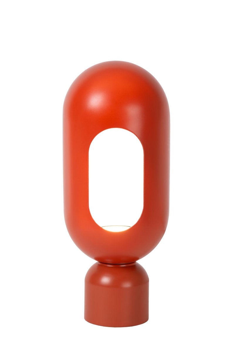 Barris 30cm Terrakotta bordlampe Fra Lucide - Plasser den mot veggen og nyt intimt, indirekte lys som direkte øker hyggefaktoren i stuen eller spisestuen.