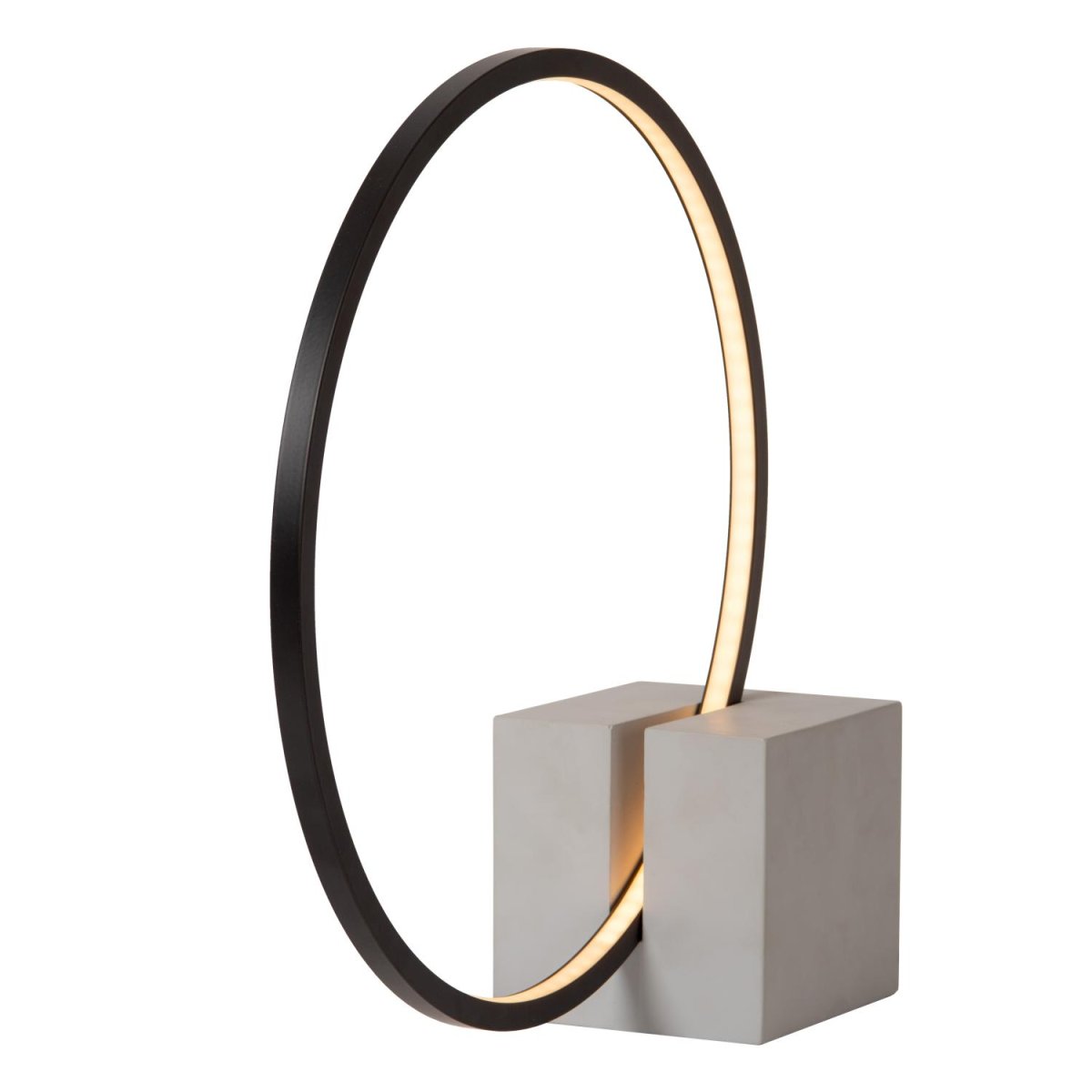 Cirkelis 32cm Svart bordlampe Fra Lucide - Hvis du leter etter en dimbar bordlampe som ogs&aring; fungerer som en dekorativ detalj, er Cirkelis et utmerket valg.