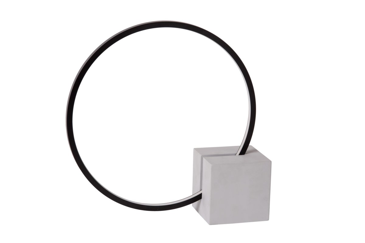 Cirkelis 32cm Svart bordlampe Fra Lucide - Hvis du leter etter en dimbar bordlampe som ogs&aring; fungerer som en dekorativ detalj, er Cirkelis et utmerket valg.