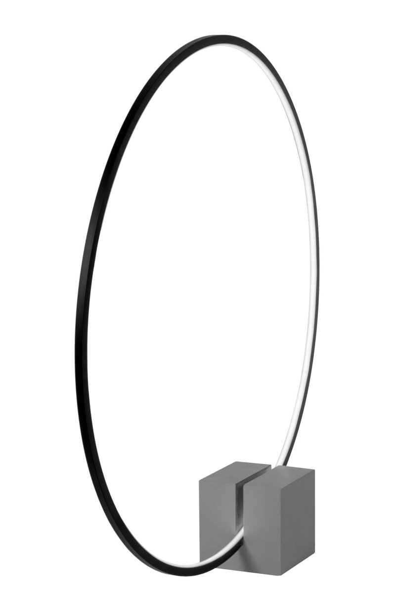 Cirkelis 83cm Svart bordlampe Fra Lucide - Laget av h&oslash;ykvalitets aluminium og med en dimmebar, integrert LED-lyskilde, er Cirkelis ikke bare en praktisk lyskilde, men ogs&aring;; en vakker interi&oslash;rdetalj.