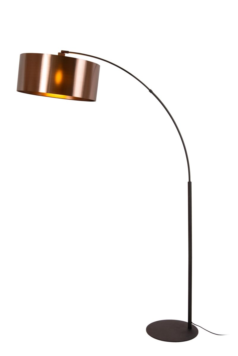 Rankos 1 Svart gulvlampe Fra Lucide - Laget av metall av høy kvalitet for langsiktig holdbarhet og er en perfekt blanding av moderne design og moderne eleganse.