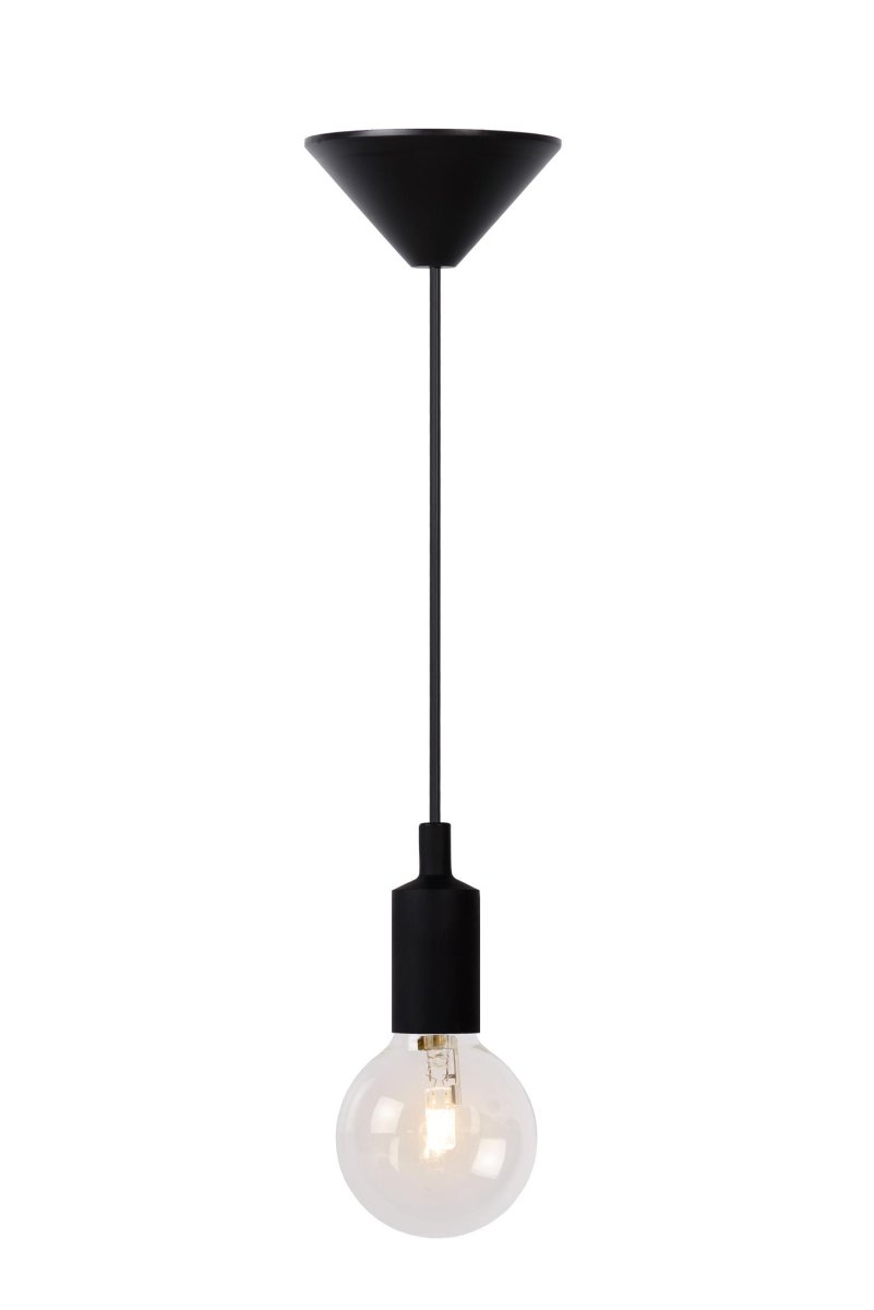 Fix Ø10 Svart Taklampe Fra Lucide - Nei, i dette tilfellet er p&aelig;ren og ledningen, i samsvar med den nyeste stiltrenden, helt laget av silikon.