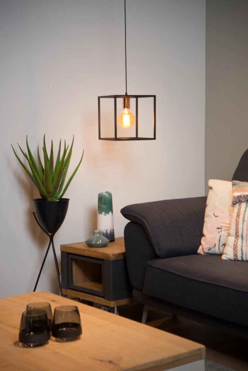 Arthur 25cm Svart Taklampe Fra Lucide - Et tips: utstyr lampen med en gl&oslash;delampe for &aring; skape et ekte mesterverk i hjemmet ditt.