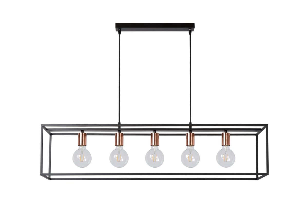 Arthur 100cm Svart Taklampe Fra Lucide - Unike produktegenskaperPasser for bruk med LED-lyskilderLampen er justerbar i h&oslash;ydenLett &aring; koble til en dimmer (ekskl.