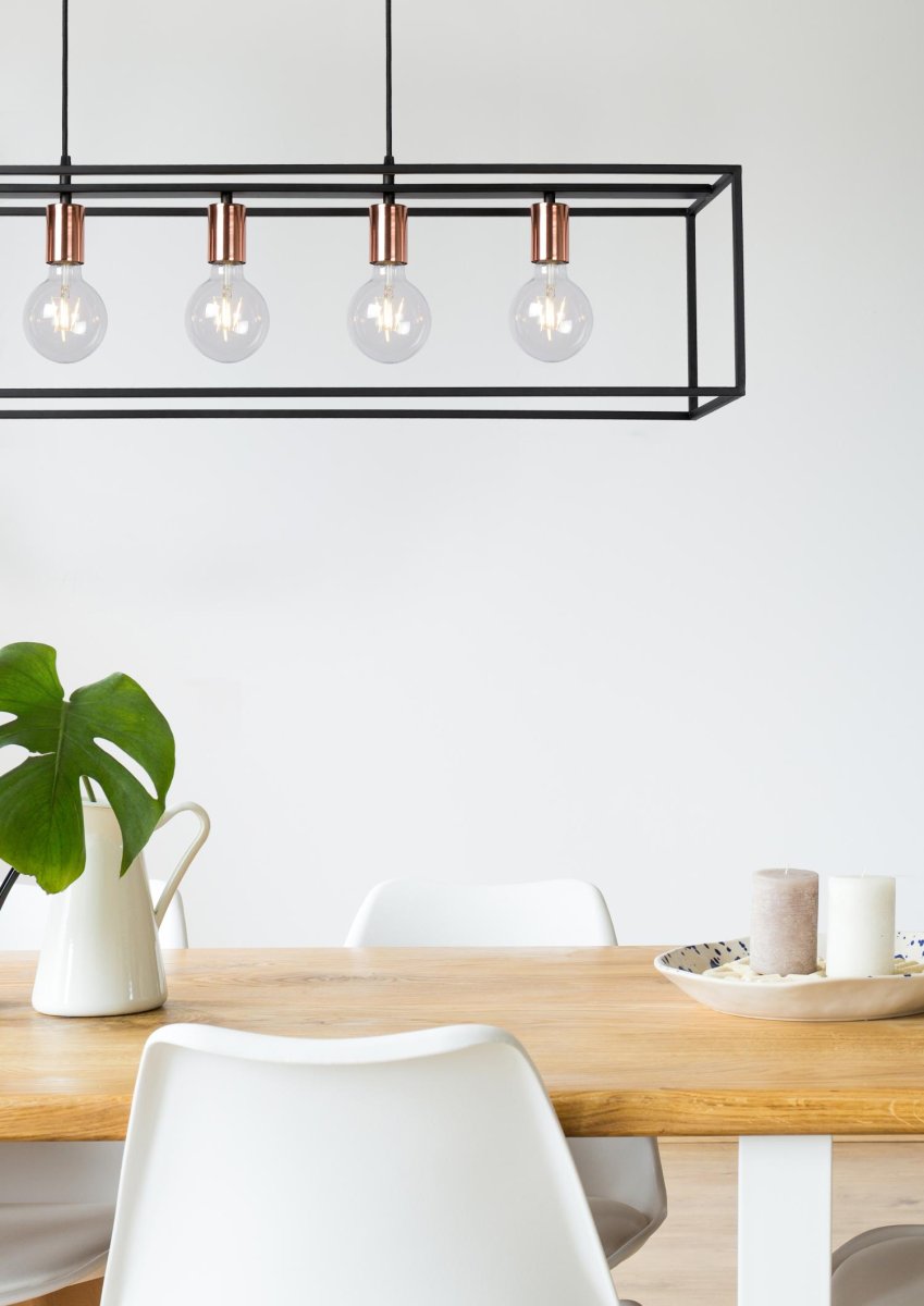Arthur 100cm Svart Taklampe Fra Lucide - Unike produktegenskaperPasser for bruk med LED-lyskilderLampen er justerbar i h&oslash;ydenLett &aring; koble til en dimmer (ekskl.