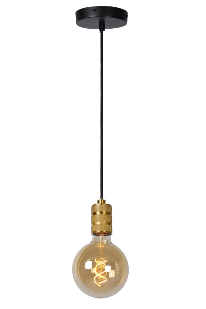 Jova Ø12 Matt gull/messing Taklampe Fra Lucide - Unike produktegenskaperPasser for bruk med LED-lyskildeDenne lampen er justerbar i høyLett å koble til en dimmer (ekskl.