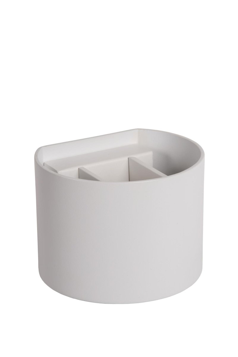 Xio 13cm Hvit vegglampe Fra Lucide - En stilig boks full av lys til veggen din.