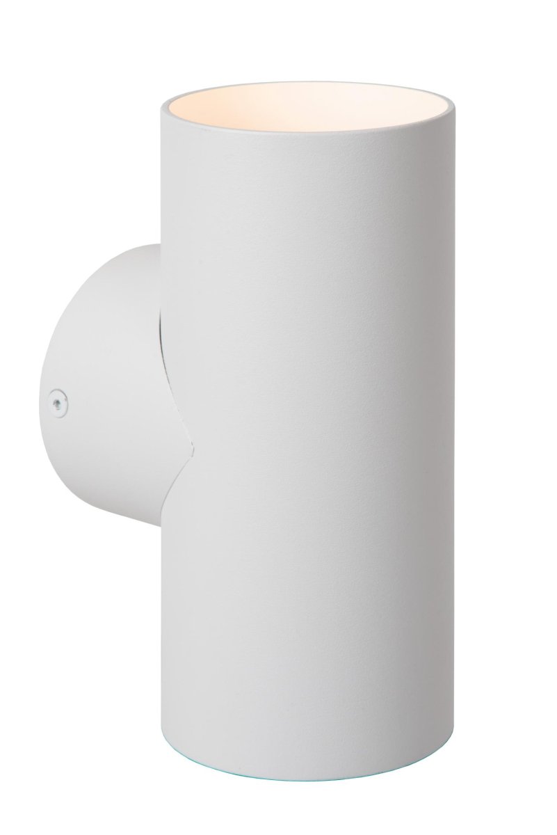 Bondi 18cm Hvit vegglampe Fra Lucide - Bondi er et utmerket valg for å ta imot besøkende i en stue.