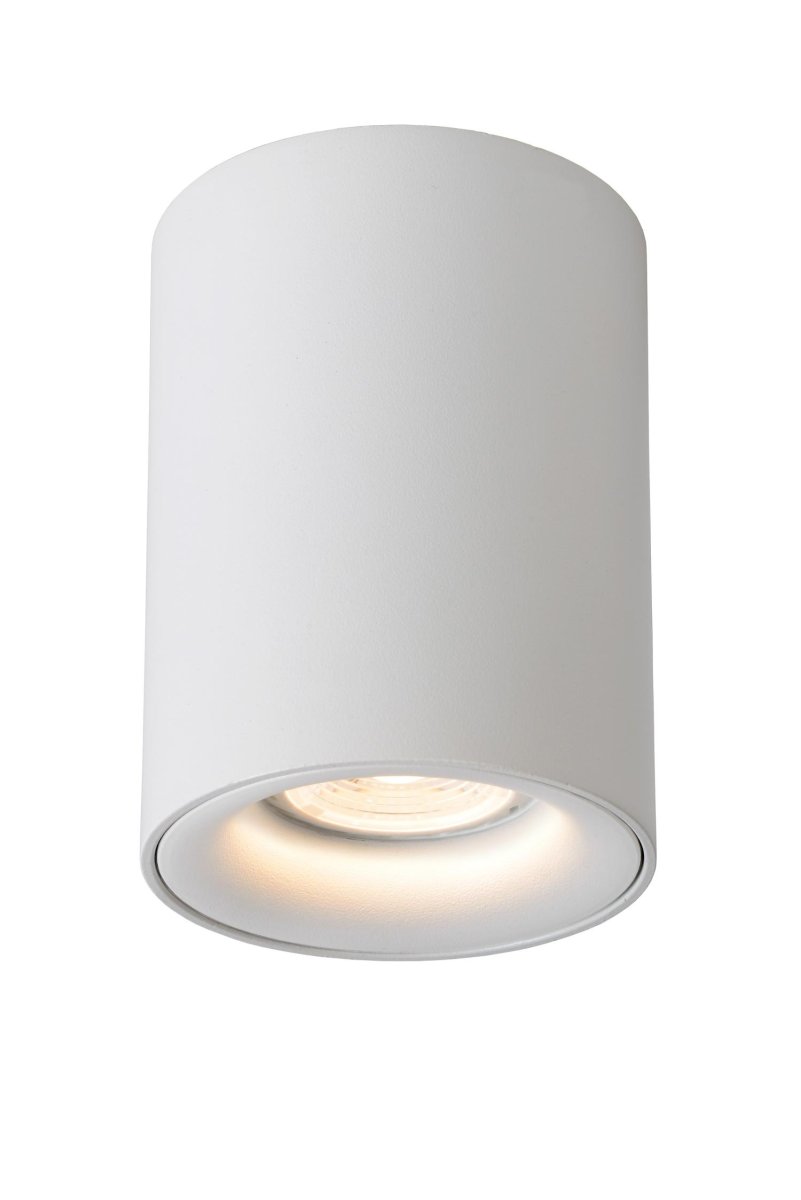Bentoo-Led Hvit spotlight Fra Lucide - Med en h&oslash;yde p&aring; 11 centimeter og en diameter p&aring; 8 centimeter er den stilige, hvite aluminiumsdesignen perfekt for moderne stuer, kj&oslash;kken, haller eller til og med soverom.