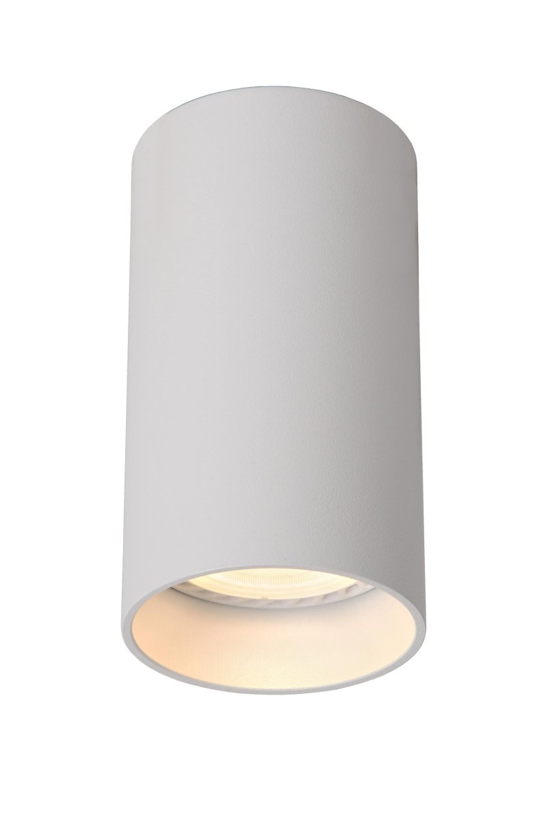 Delto Hvit spotlight Fra Lucide - I tillegg leveres Delto-LED med en dimmebar LED-lyskilde som enkelt kan justeres for &aring; gi en varmere fargetemperatur mellom 2200K og 3000K.
