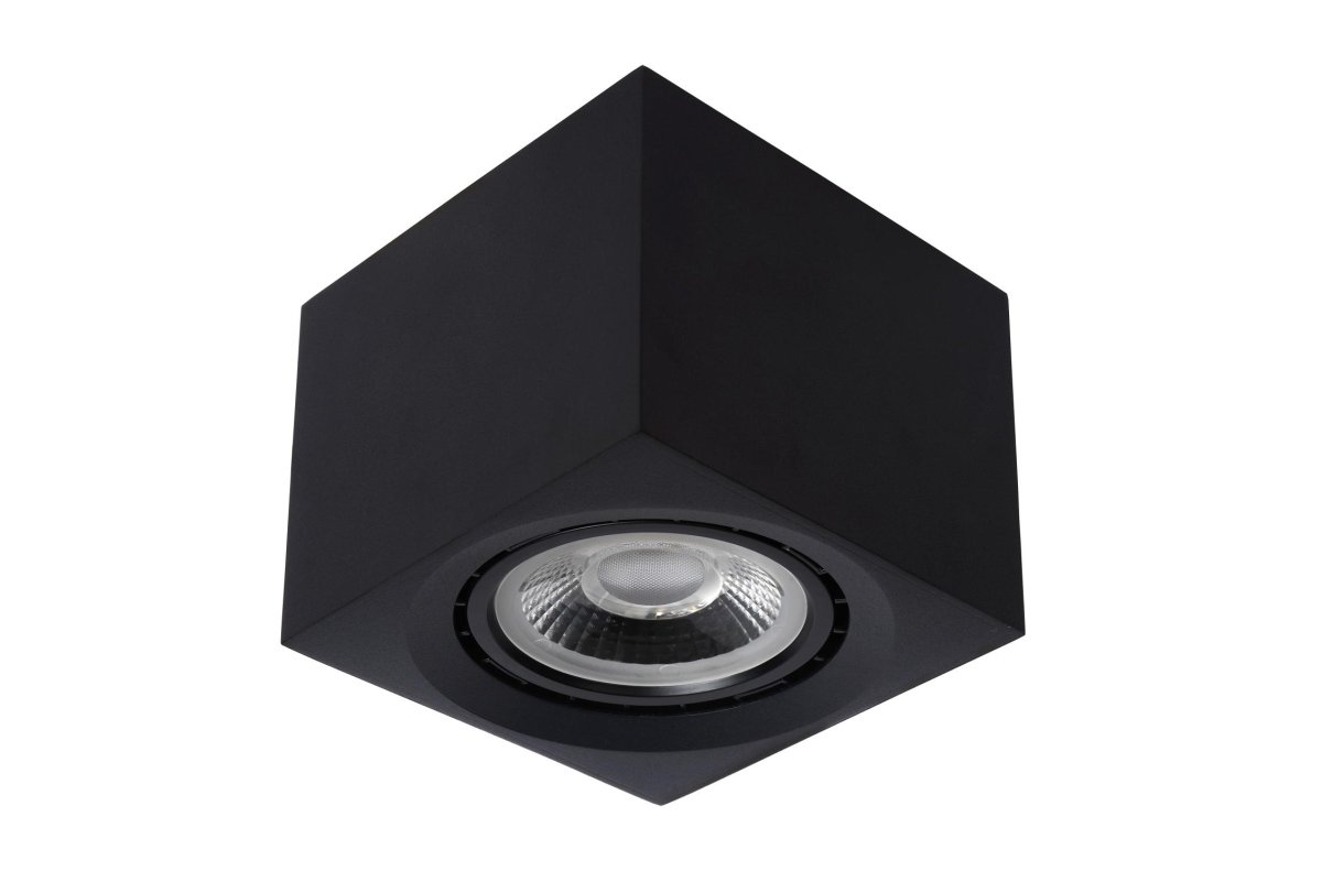 Fedler Svart spotlight Fra Lucide - Takspotten er enkel &aring; installere og kan kobles til en dimmer (ikke inkludert) om &oslash;nskelig.