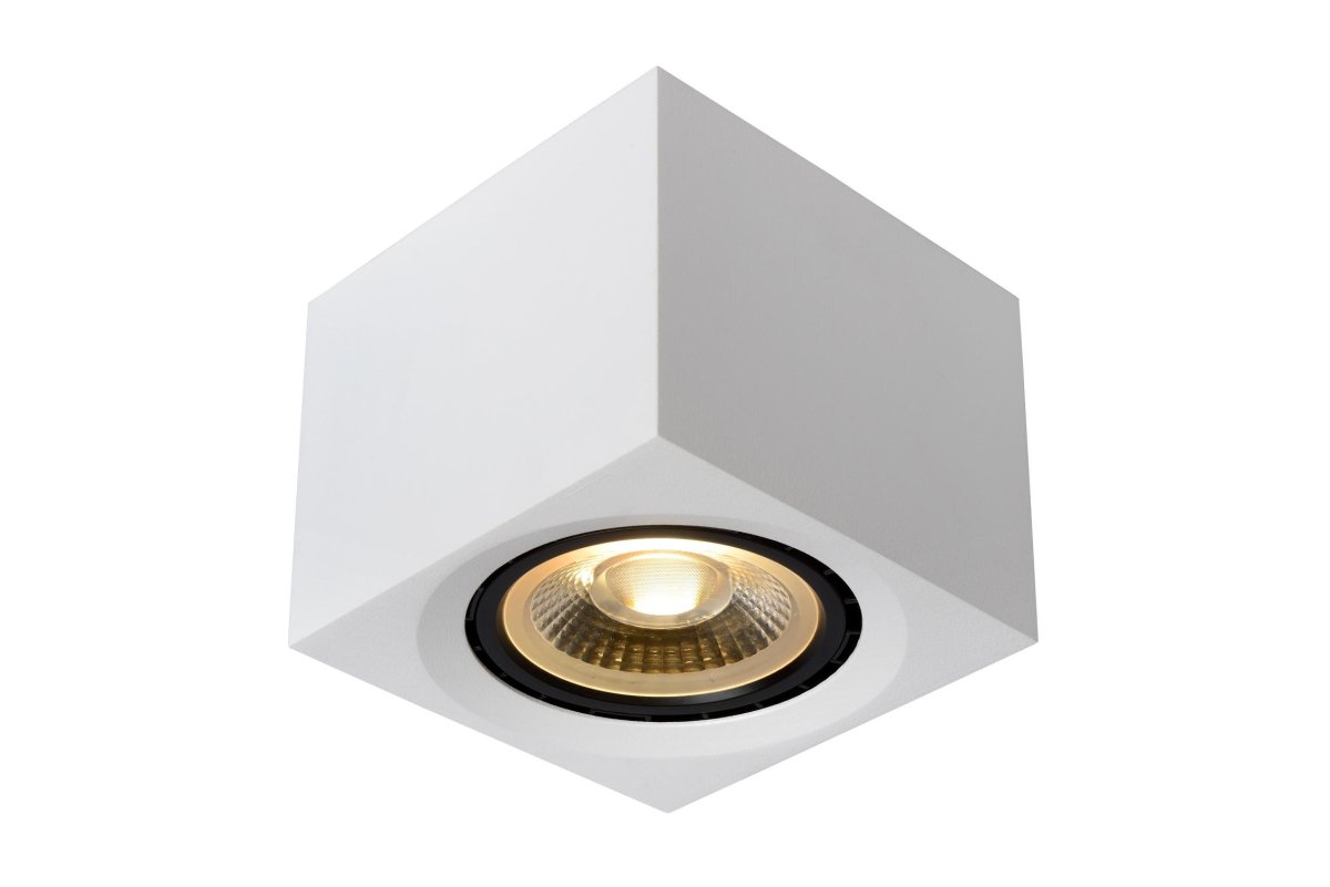 Fedler Hvit spotlight Fra Lucide - Takspotten er enkel &aring; installere og kan kobles til en dimmer (ikke inkludert) om &oslash;nskelig.