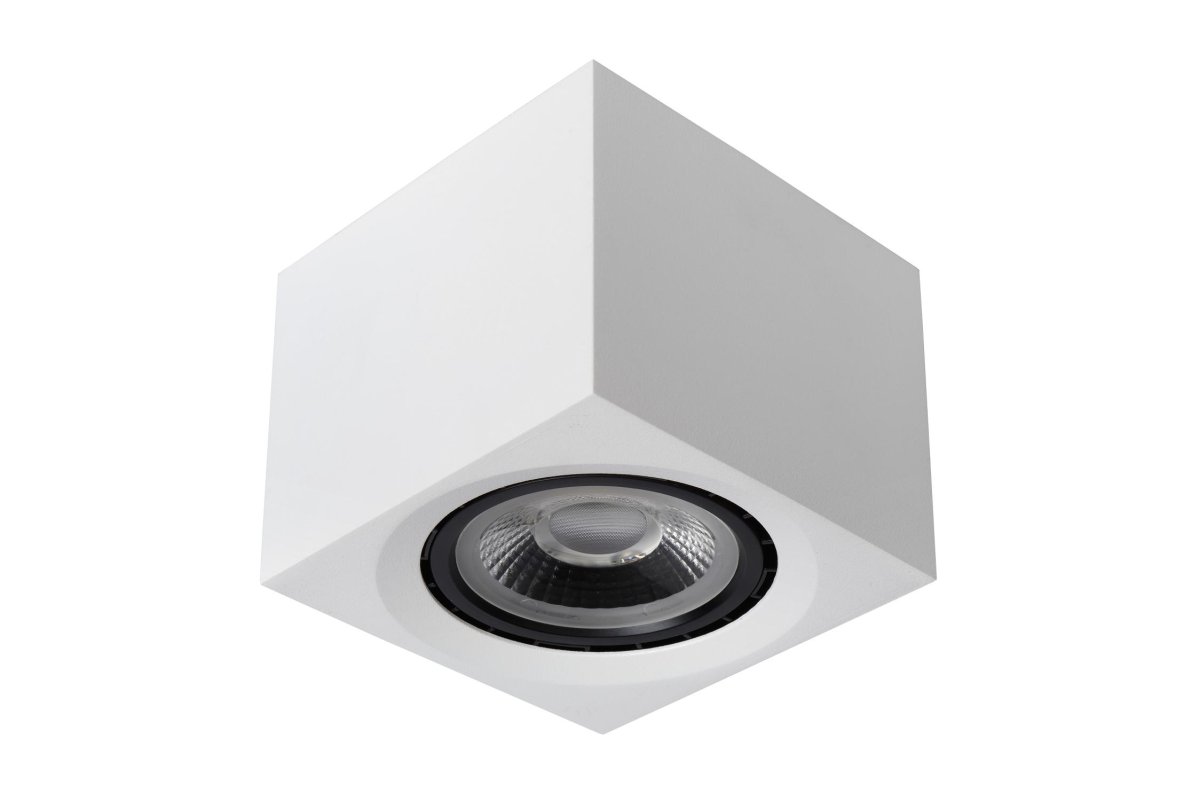 Fedler Hvit spotlight Fra Lucide - Takspotten er enkel &aring; installere og kan kobles til en dimmer (ikke inkludert) om &oslash;nskelig.