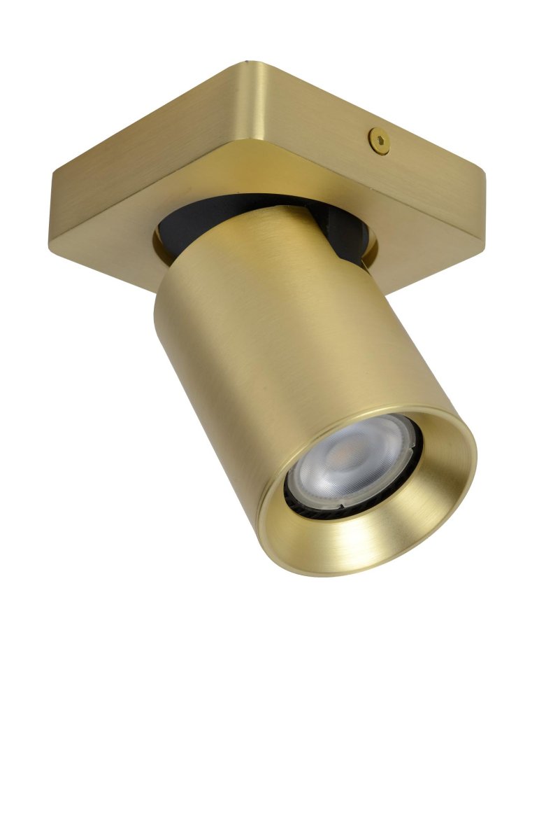 Nigel Matt gull/messing spotlight Fra Lucide - Monter Nigel i taket ditt, koble til en ekstern dimmer for justering av fargetemperatur, vri og rett rampelyset som du vil, og nyt stilig belysning.