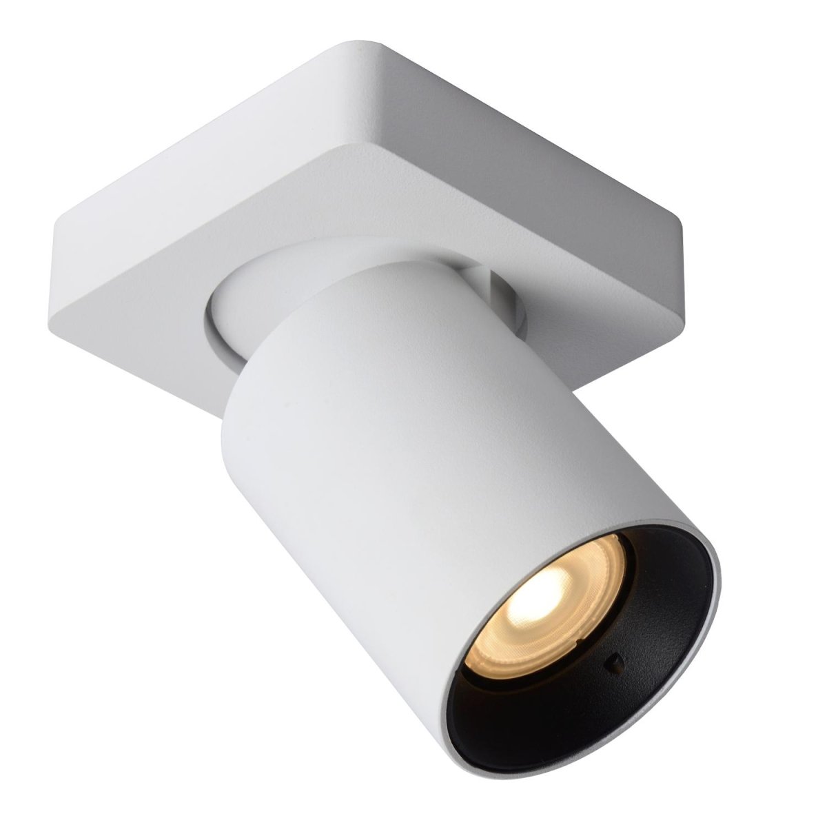 Nigel Hvit spotlight Fra Lucide - Monter Nigel i taket ditt, koble til en ekstern dimmer for justering av fargetemperatur, vri og rett rampelyset som du vil, og nyt stilig belysning.