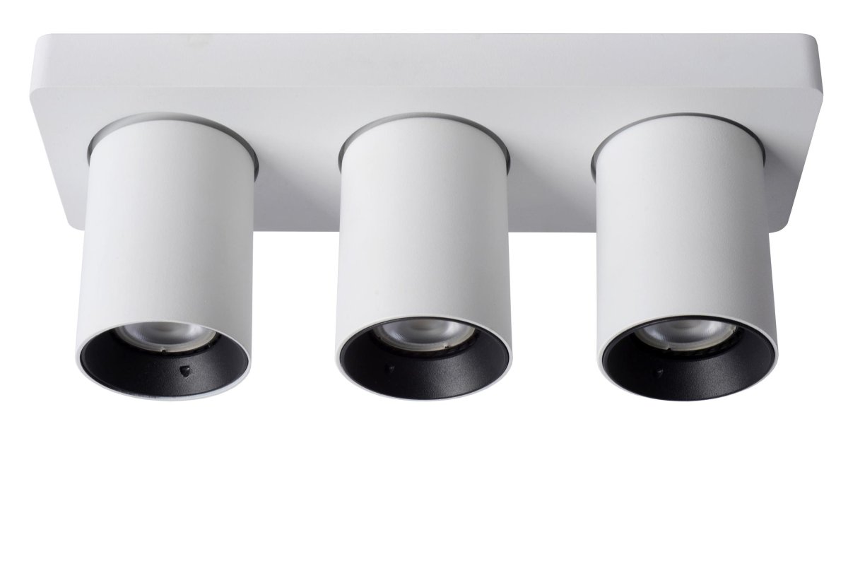 Nigel 3 Hvit spotlight Fra Lucide - Monter Nigel i taket ditt, koble til en kompatibel dimmer for justering av fargetemperatur og rett lyset akkurat slik du &oslash;nsker for &aring; skape den perfekte atmosf&aelig;ren.