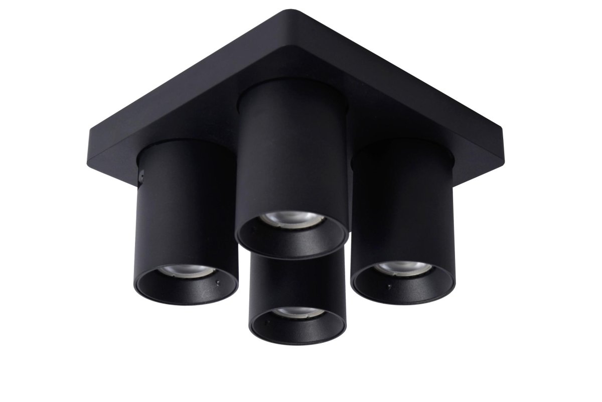 Nigel 4 Svart spotlight Fra Lucide - Monter Nigel i taket ditt, koble til en kompatibel dimmer for justering av fargetemperatur og rett lyset akkurat slik du &oslash;nsker for &aring; skape den perfekte atmosf&aelig;ren.