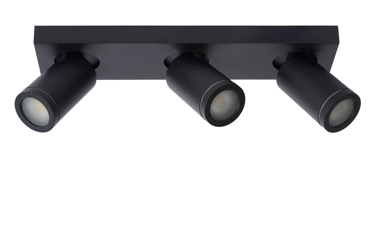 Taylor 38cm Svart baderomslampe Fra Lucide - Unike produktegenskaper:Med dim-til-varme lysp&aelig;rerDimbar til en varmere fargetemperatur (2200K-3000K)Denne lampen kan kobles til en roterende til og med E.