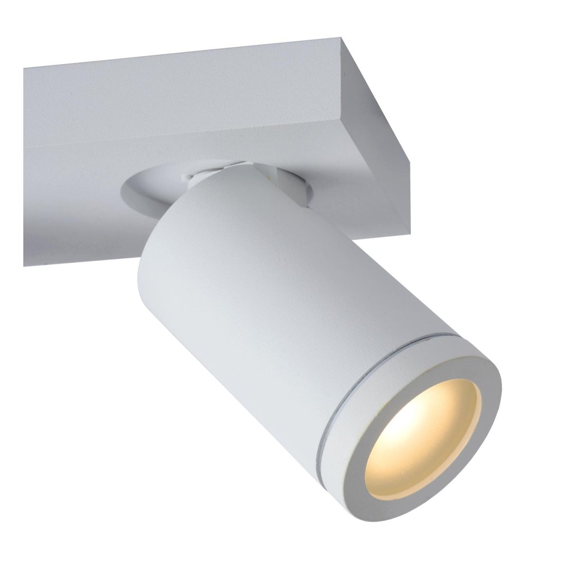 Taylor 38cm Hvit baderomslampe Fra Lucide - Unike produktegenskaper:Med dim-til-varme lysp&aelig;rerDimbar til en varmere fargetemperatur (2200K-3000K)Denne lampen kan kobles til en roterende til og med E.