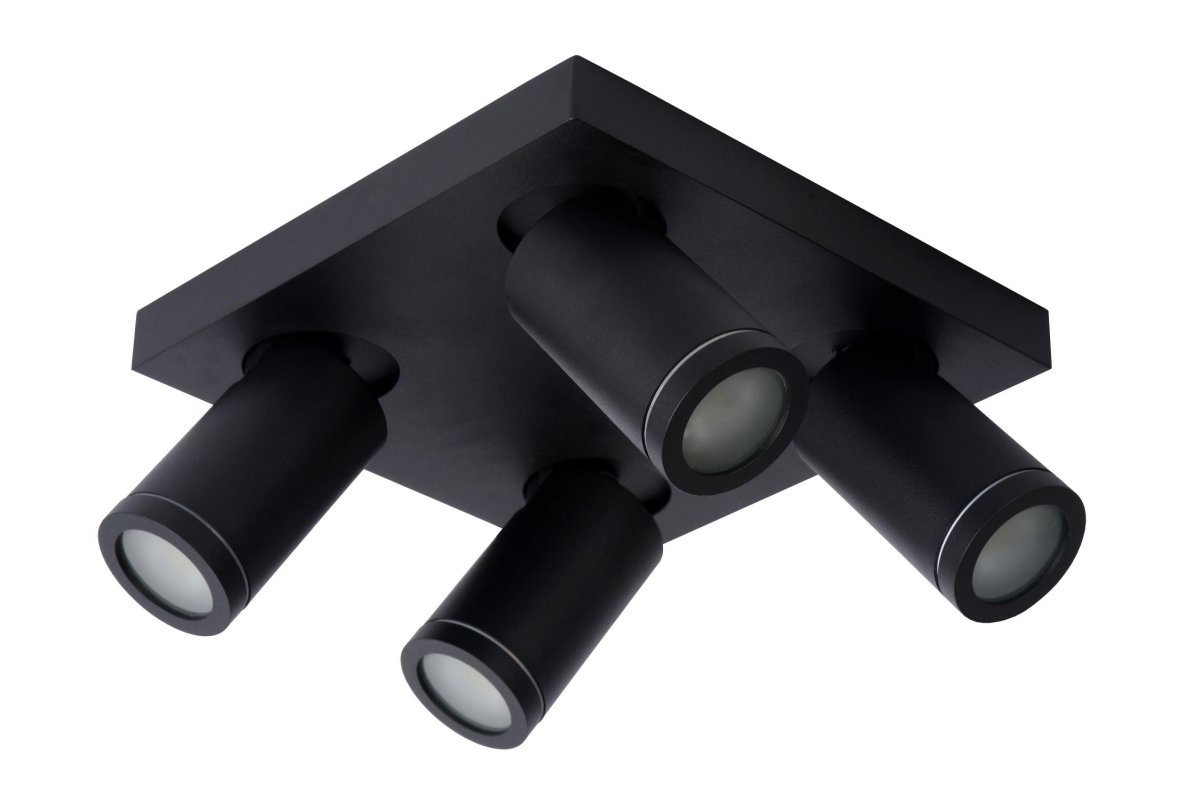 Taylor 24cm Svart baderomslampe Fra Lucide - Unike produktegenskaper:Med dim-til-varme lysp&aelig;rerDimbar til en varmere fargetemperatur (2200K-3000K)Denne lampen kan kobles til en roterende til og med E.