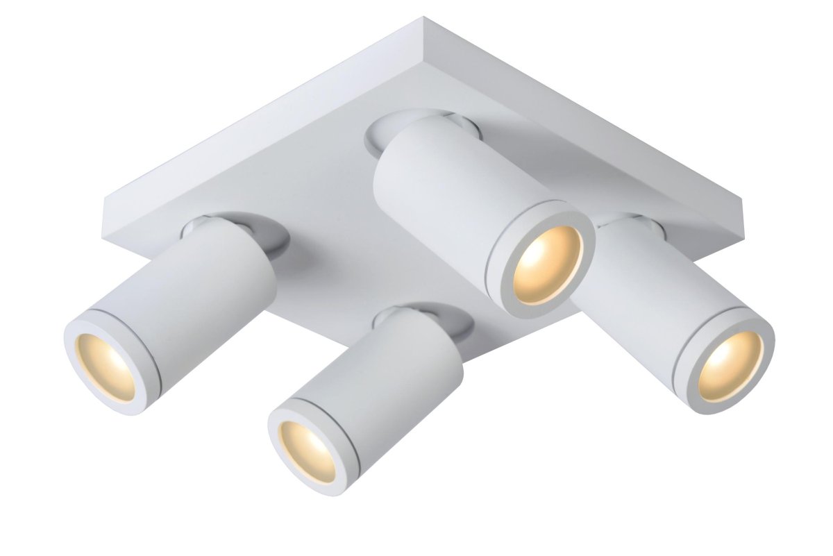 Taylor 24cm Hvit baderomslampe Fra Lucide - Unike produktegenskaper:Med dim-til-varme lysp&aelig;rerDimbar til en varmere fargetemperatur (2200K-3000K)Denne lampen kan kobles til en roterende til og med E.