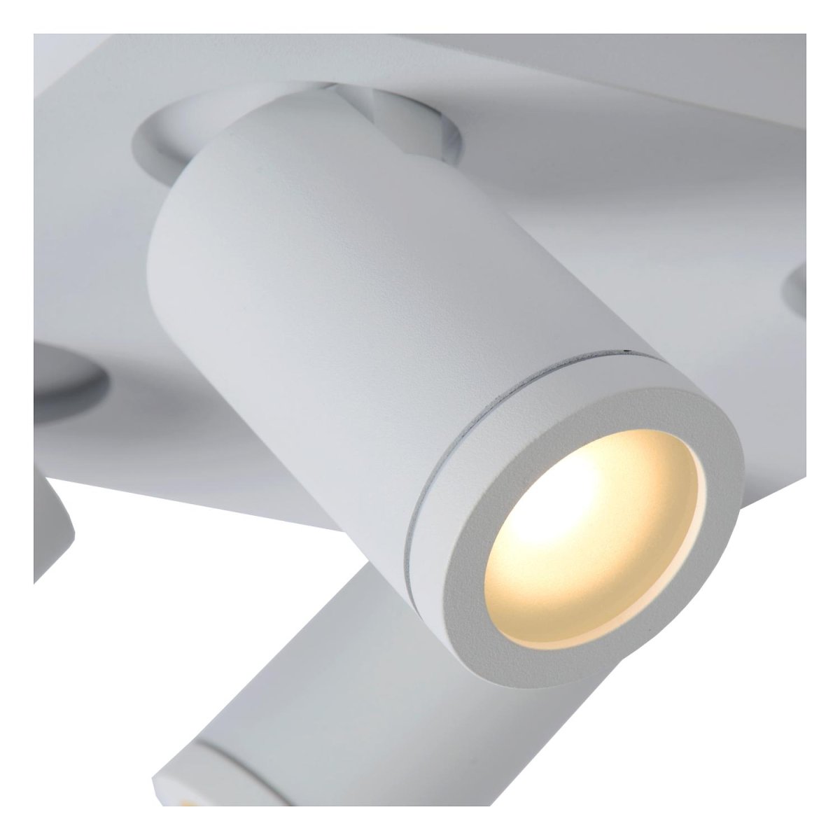 Taylor 24cm Hvit baderomslampe Fra Lucide - Unike produktegenskaper:Med dim-til-varme lysp&aelig;rerDimbar til en varmere fargetemperatur (2200K-3000K)Denne lampen kan kobles til en roterende til og med E.