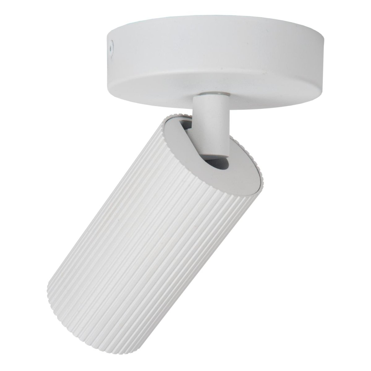 Clubs Hvit spotlight Fra Lucide - Egnet for bruk med en LED-lyskilde og enkelt koblet til en dimmer, du kan skape den perfekte atmosfæren.