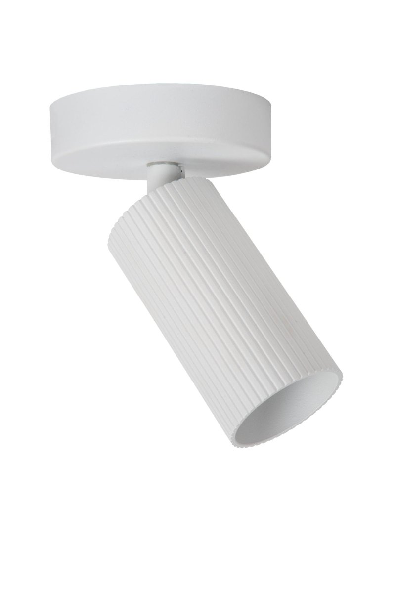 Clubs Hvit spotlight Fra Lucide - Egnet for bruk med en LED-lyskilde og enkelt koblet til en dimmer, du kan skape den perfekte atmosfæren.