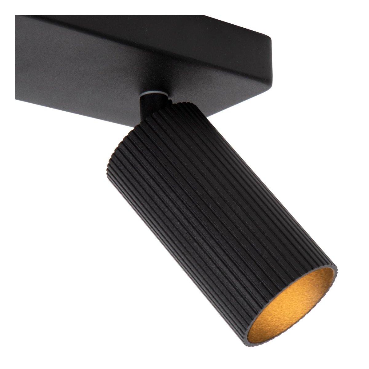 Clubs 2 Svart spotlight Fra Lucide - Koble lampen til en dimmer for en koselig kveld ved spisebordet eller i stuen.