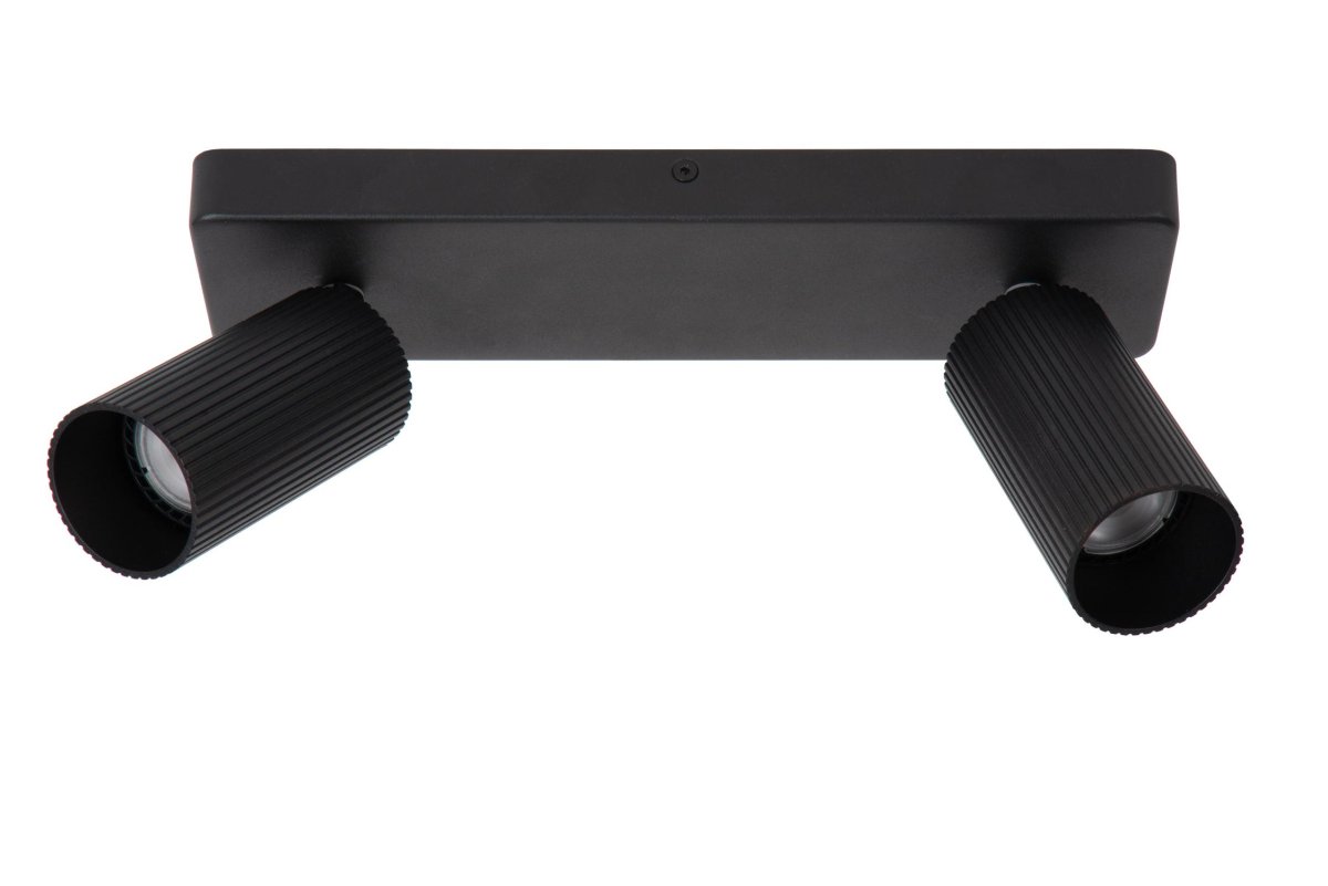 Clubs 2 Svart spotlight Fra Lucide - Koble lampen til en dimmer for en koselig kveld ved spisebordet eller i stuen.