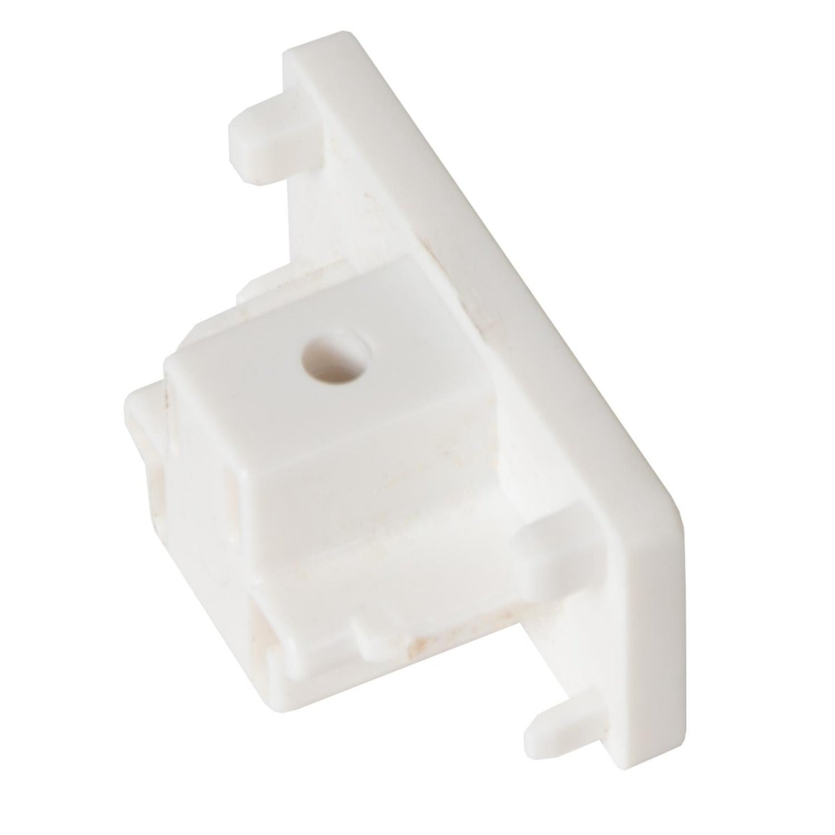 Endetilkobling 2-Pakning Hvit Fra Lucide - Avslutt din rail p&aring;&aring; en stilig m&aring;te med disse hettene.