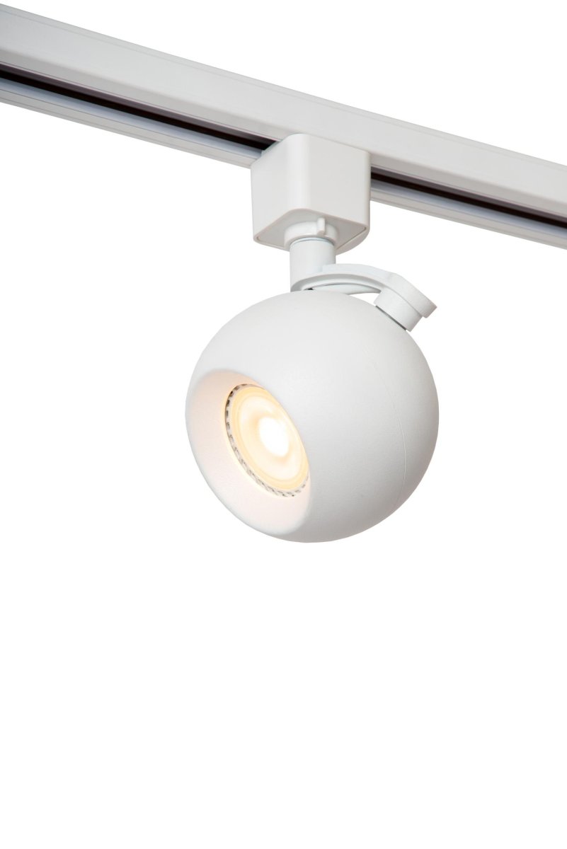Spotlight Favori GU10 Hvit Fra Lucide - Med denne TRACK-modellen følger den kompakte Favori takspotten deg i alle retninger, akkurat hvor du vil.