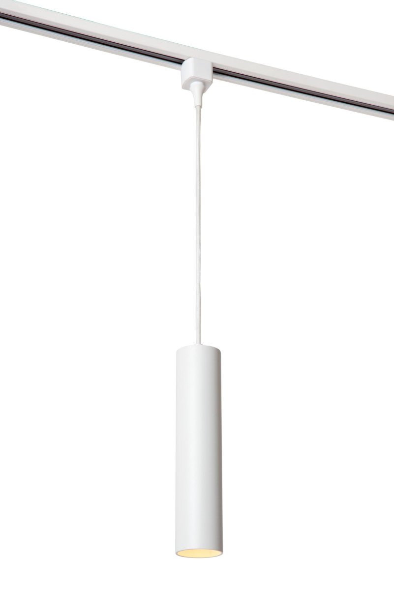 Pendellampe Floris GU10 Hvit Fra Lucide - Kombinasjonen av h&oslash;ykvalitetsaluminium og en elegant sylindrisk design gj&oslash;r denne pendelen til et sofistikert element i enhver innredning.