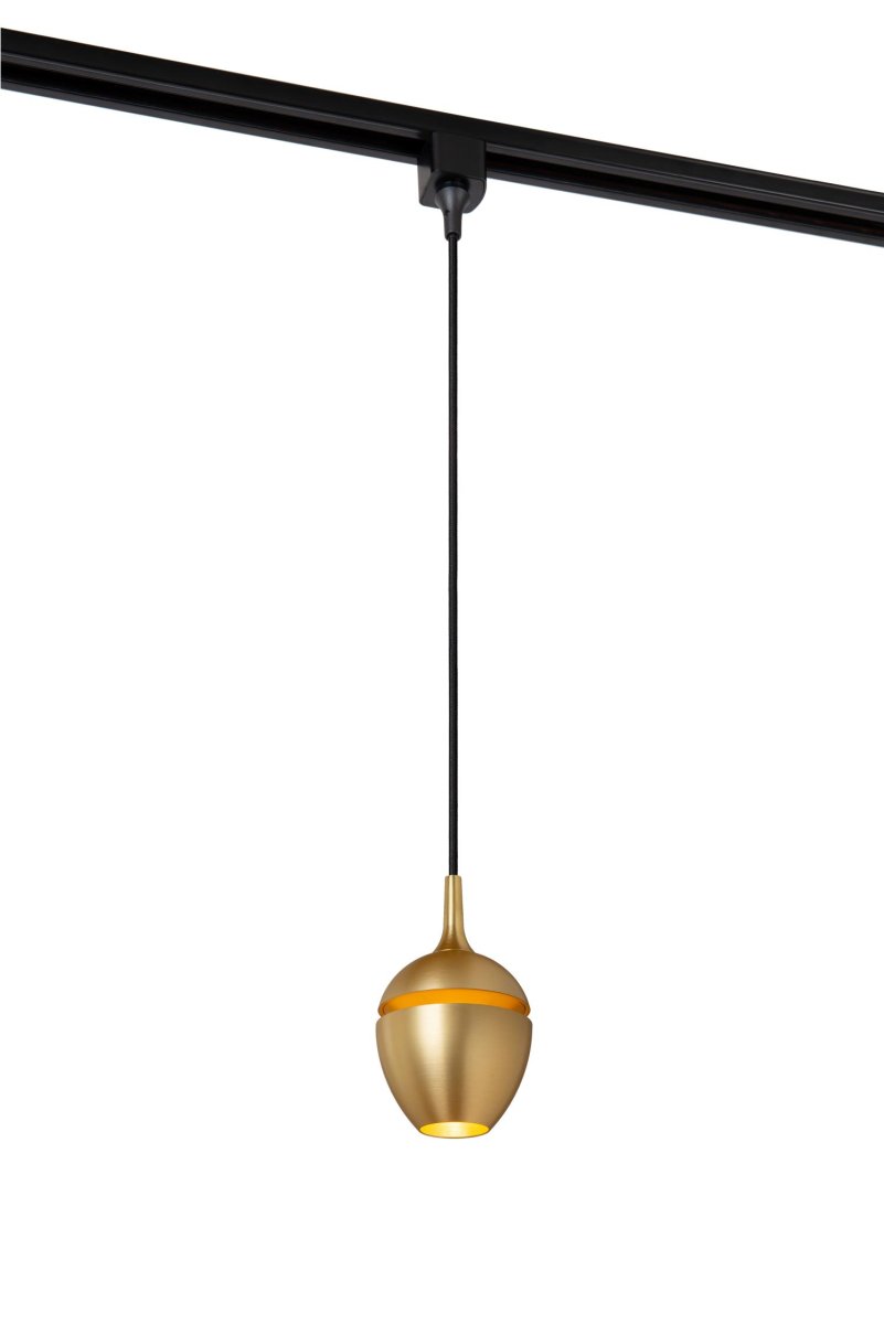 Pendellampe Preston GU10 Svart Fra Lucide - Denne aluminiumslampen kan justeres i h&oslash;yden og enkelt kobles til en ekstern dimmer.