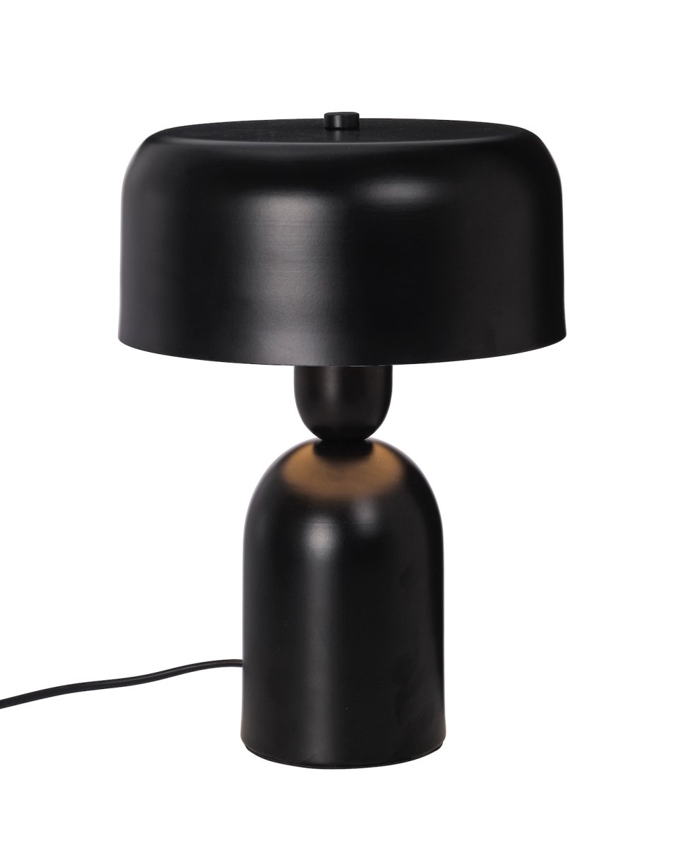 Muza 32cm Svart bordlampe Fra Cottex - Muza bordlampe i sort metall har et moderne og minimalistisk design som passer perfekt som aksentbelysning i alle rom.