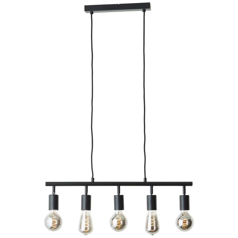 Tiffany 63cm Matt svart Taklampe Fra Brilliant - 