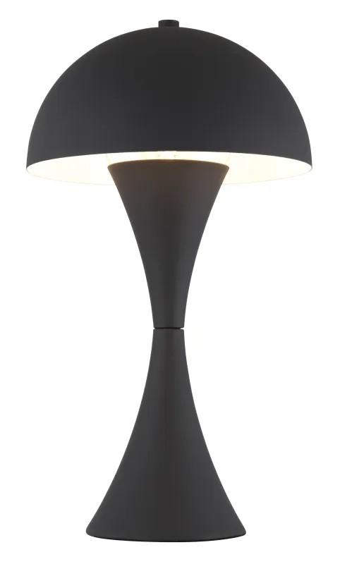 Dima 36cm Svart bordlampe Fra Globo Lighting - Perfekt f&ouml;r moderna milj&ouml;er, d&auml;r den ger en sofistikerad touch samtidigt som den sprider behagligt ljus.