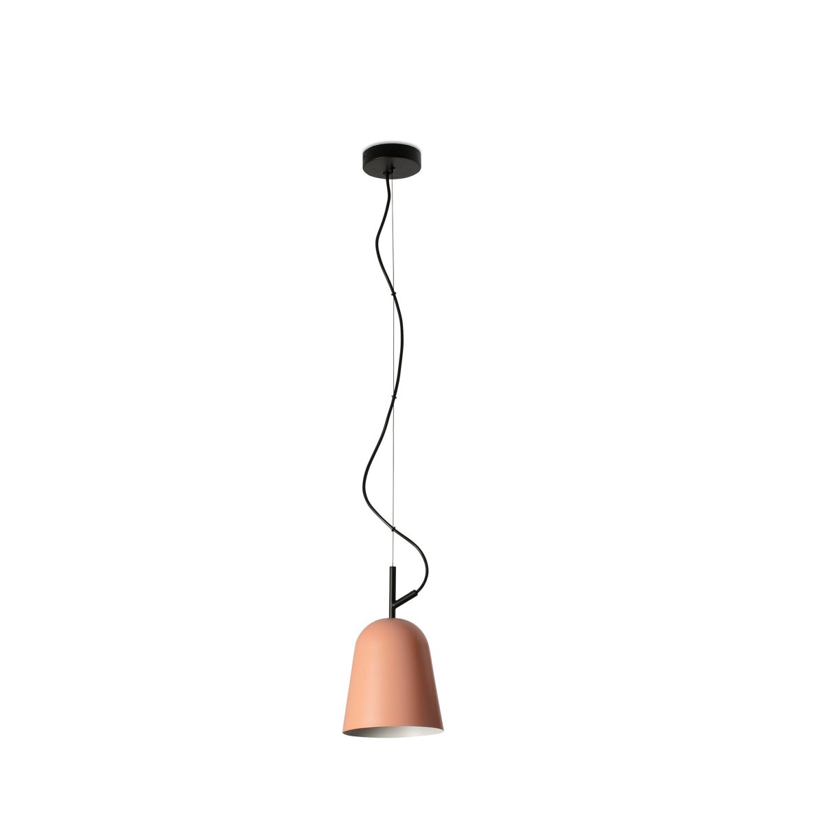 Zoom bilde av Studio Ø16 Rosa Taklampe Fra Faro Barcelona - Studio er en stilig pendellampe designet av Nahtrang, inspirert av det tidl&oslash;se designspr&aring;ket fra 1950-tallet i en moderne tolkning.