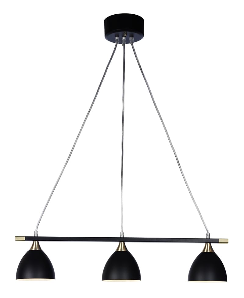 Lexi 65cm Svart Taklampe Fra Cottex - Perfekt å plassere over spisebordet eller kjøkkenet for optimal belysning.