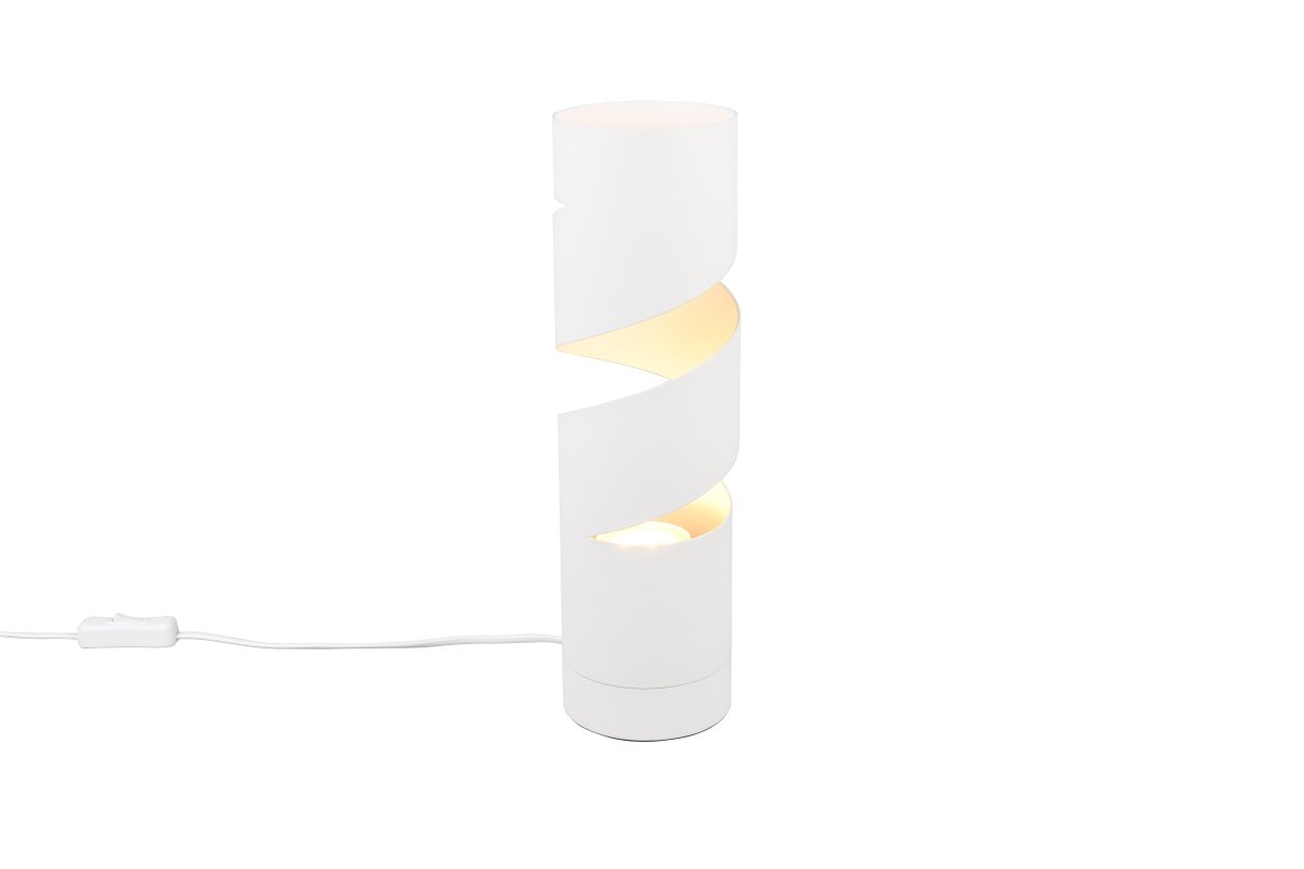 Stream 35cm Hvit bordlampe Fra Trio Lighting - 