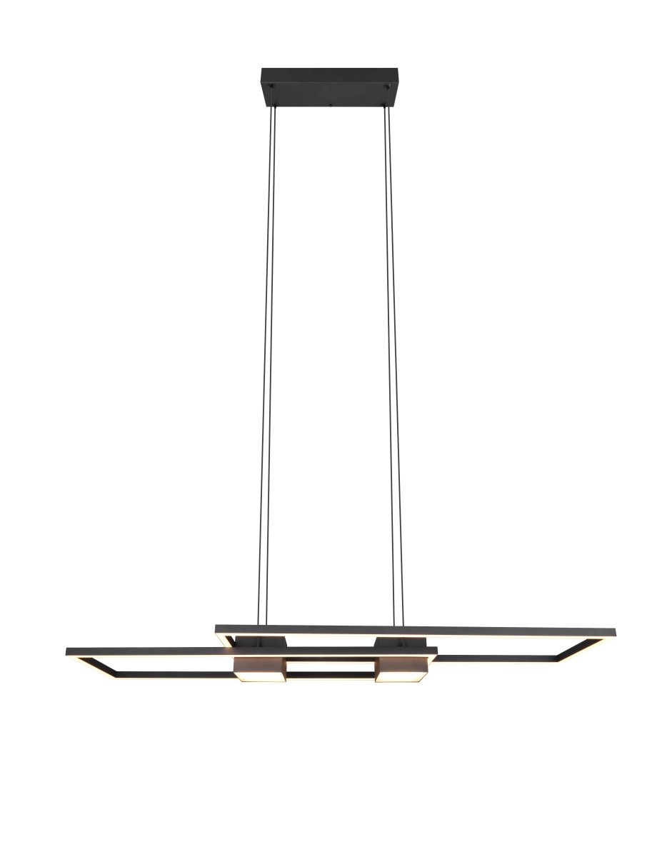 Albany 100cm Svart Taklampe Fra Trio Lighting - 