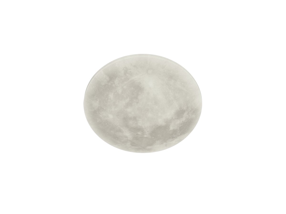 Lunar Ø40 Grå plafond Fra Trio Lighting - Den integrerte dimmeren justerer lysstyrken, og en nattlysfunksjon gir ekstra komfort.