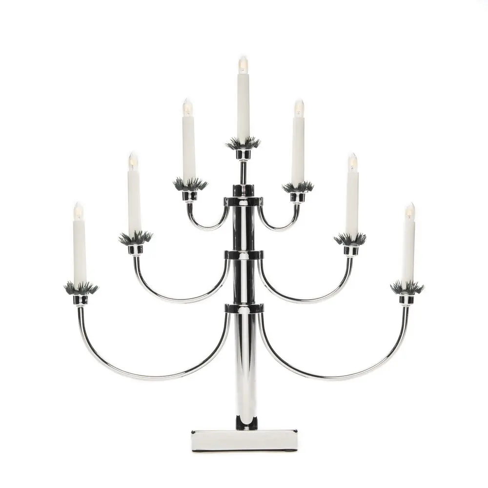Candelabra 7 Lights Krom Fra Konstsmide - Det klassiske designet med sine syv lys og dekorative detaljer gir et tidl&oslash;st og luksuri&oslash;st preg.