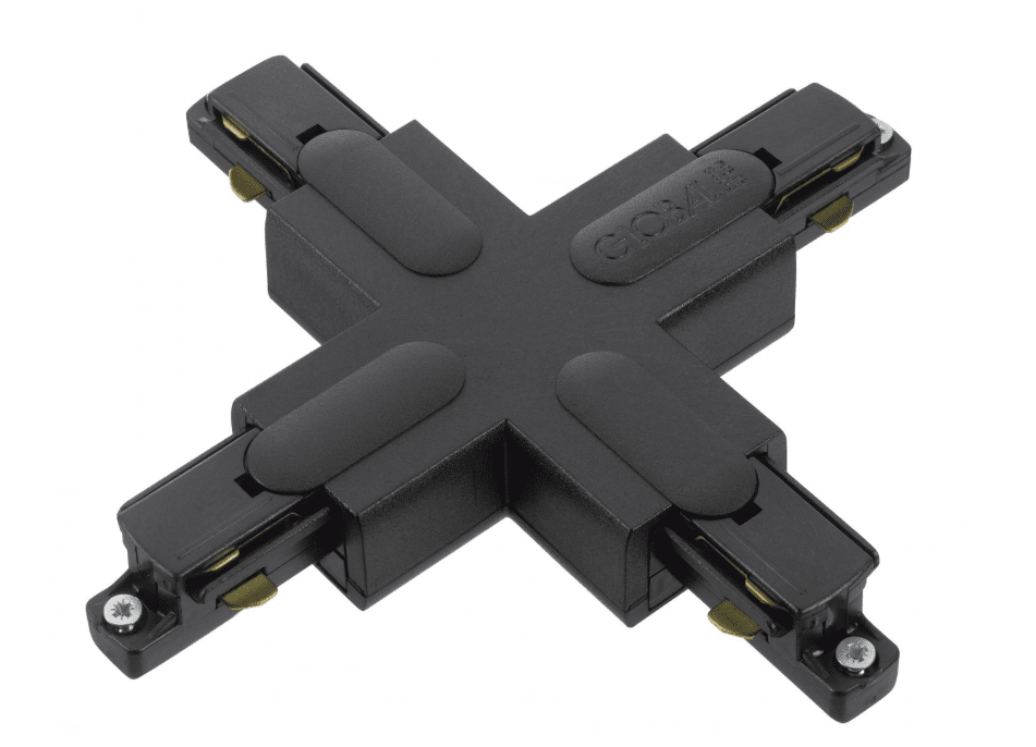 X-Kobling Svart Fra Belid - X-tilkobling til Belids Global rail system 1-fase.