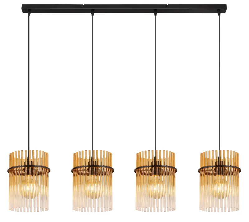 Gorley 110cm Rav Taklampe Fra Globo Lighting - Gorley&nbsp;takpendel kombinerar elegant design med h&ouml;g funktionalitet och blir en sofistikerad inredningsdetalj i ditt hem.