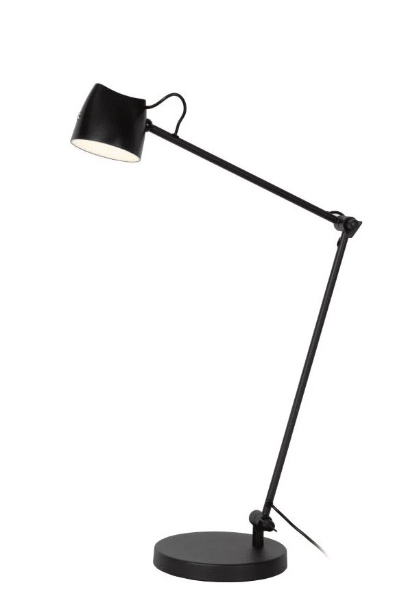 Milne 42cm Svart skrivebordslampe Fra Lucide - 