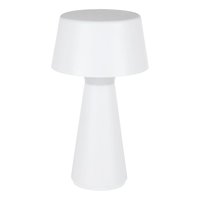 Huesa 30cm Hvit bærbar Fra Eglo - Lampen er IP44-klassifisert og er derfor perfekt for både innendørs og utendørs miljøer.