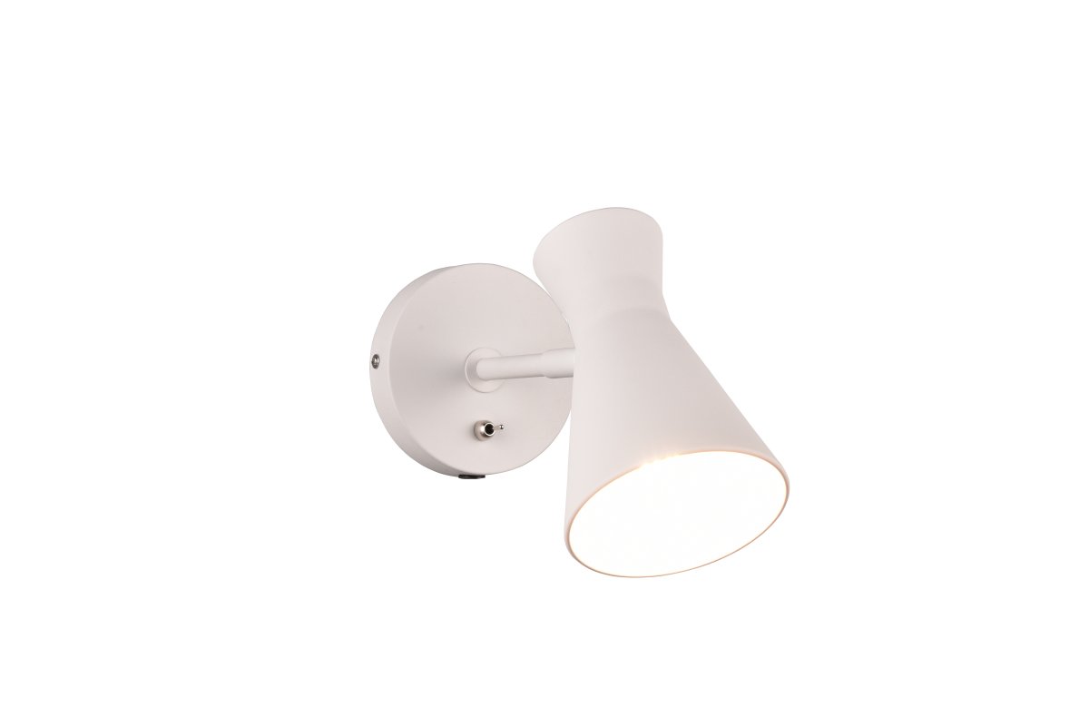 Enzo 16cm Hvit leselampe Fra Trio Lighting - Enzo er en vegglampe med et stilig, minimalistisk design som løfter interiøret ditt med subtil eleganse.